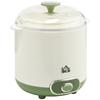 Yogurt Maker, 1.5 L Yogurt Machine with Strainer, Lid, 20 W Yogurt Maker for Greek Yogurt, for 3–5 People, 19.5x17.5x21.4 Cm, White