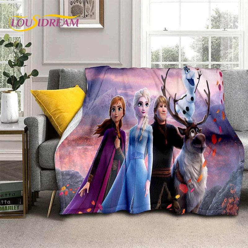 29 Style Frozen Elsa Princess Snow Queen Cartoon Girl Soft Throw Blankets,Comfortable Blanket for Beds Sofa Home Bedroom Gifts