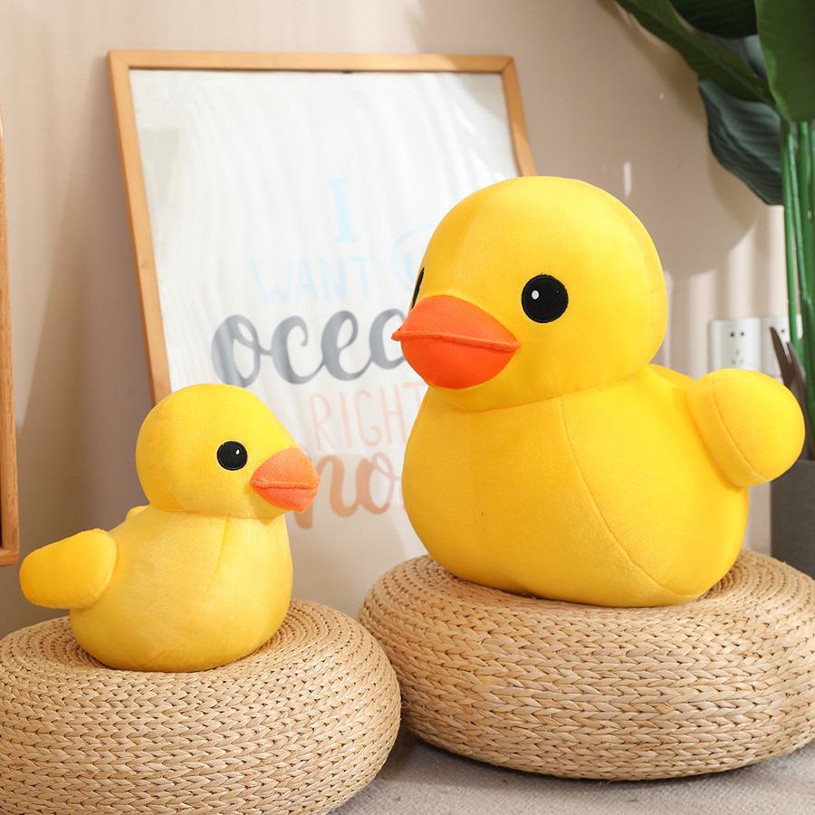 Adorable Yellow Duck Plush Toy - Children's Comfort Companion