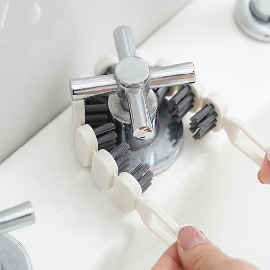 Brosse de Nettoyage Robinet Fissure Carrelage Évier Brosse avec Poils Doux Flexibles Nettoyeur d'Écart Étroit Fenêtre Rails Outil de Nettoyage