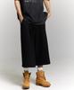 PHILIPPAKER Bermuda Giant One-Pleat Sweatshirt Crotch-Length Pants Lovelyon Black