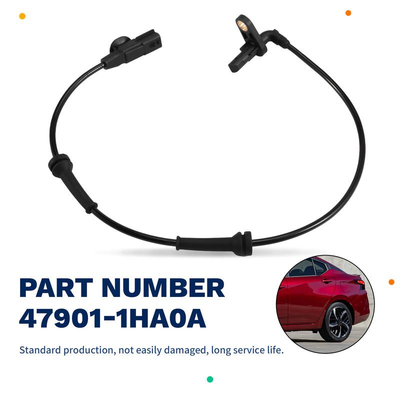 A58X-47901-1HA0A Rear Left ABS Sensor Wheel Speed For 2010- Nissan Micra March K13 Almera Versa Sunny Latio N17_