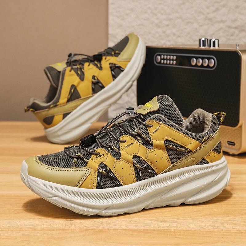 

Уличная дышащая сетчатая обувь - Новый продукт осень-зима 2025 - Мужская обувь для пешего туризма, повседневная, спортивная и для альпинизма 45 жёлтый
