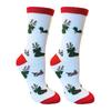 Unisex Xmas Funny Socks Cotton Knit Christmas Socks Santa Stockings Man Woman Lady Santa Claus