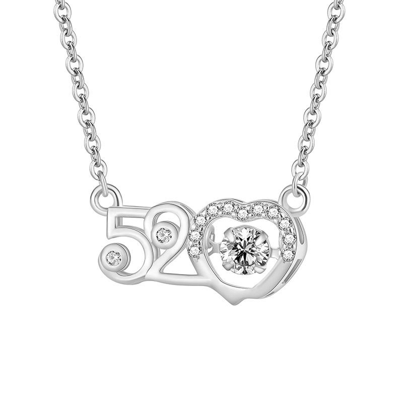 Agile Necklace for Women, Simple Beating Heart Pendant, Collarbone Chain, Neck Chain