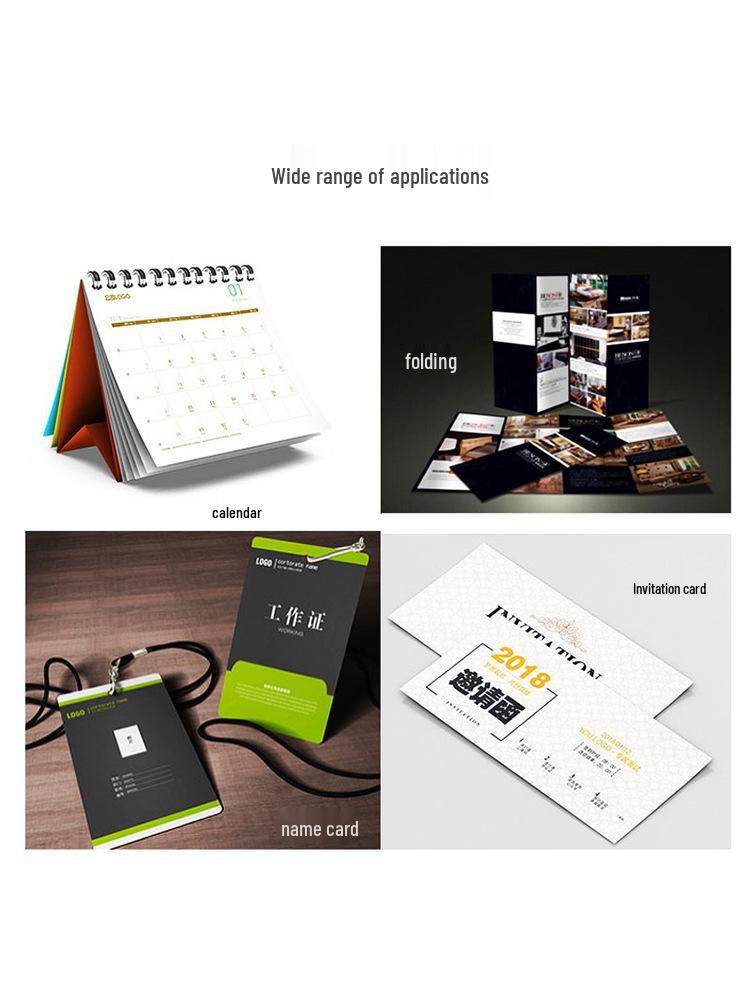 Li Huang A4 High-Gloss Photo Paper: 115g, 160g, 180g, and 200g, Single-sided Coated for Color Inkjet or Dye Printing.