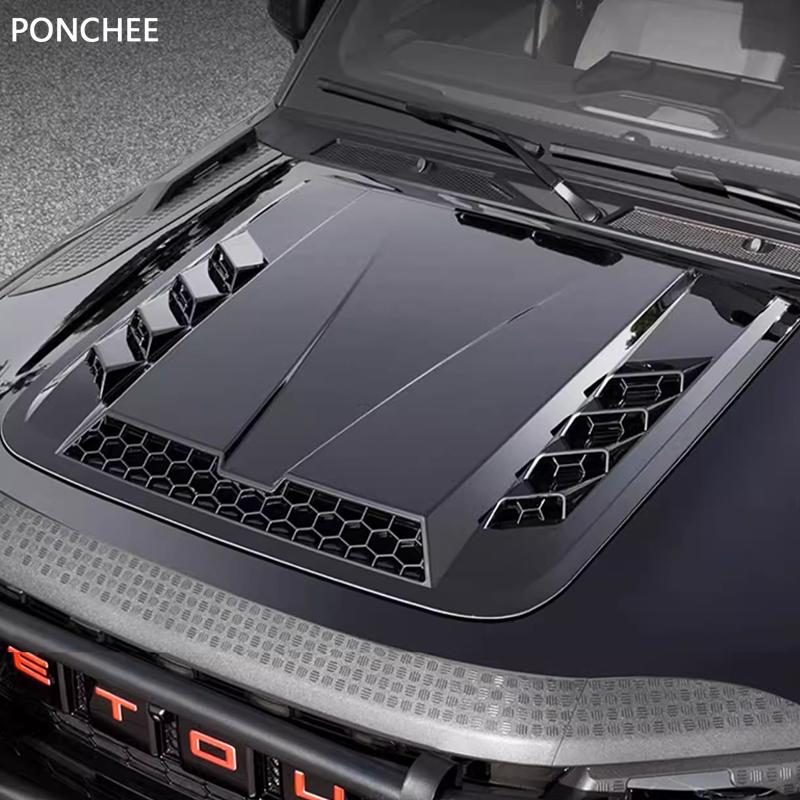 For JETOUR T2 Shanhai T2 2024-2026 Mecha Cover Engine Hood Front Cover Protection Automobile Modification Supplies Off-road