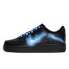 Air Force 1 Low Top Skateboard Shoes Unisex Black Blue CW2288-001(Team18-)