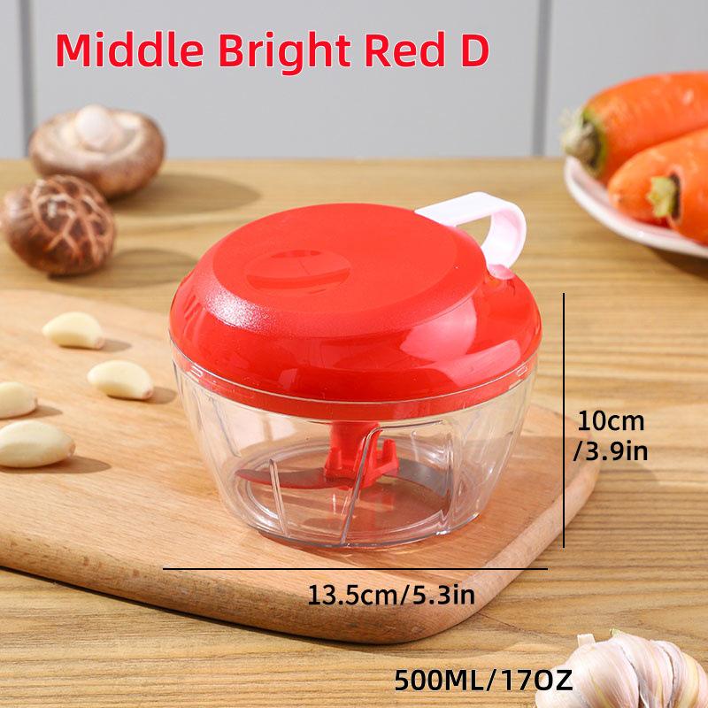 Manual Kitchen Garlic Press & Chopper - Ginger Mincer & Meat Grinder Combo