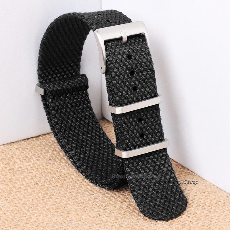 Cinturino in Nylon 20mm 22mm Cinturino per Orologio Impermeabile Cinturino per Orologio in Nylon Braccialetto Sportivo Militare Dropshipping Cinturino da Polso di Alta Qualità