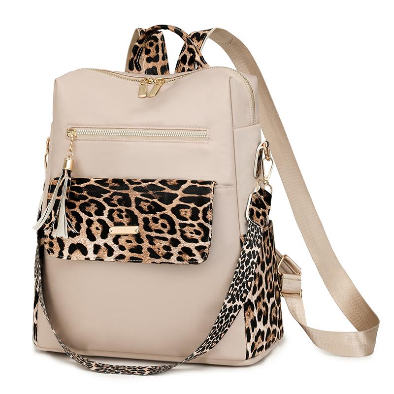 Tassel Large Capacity Women's Nylon Backpack Outdoor Lightweight Travel Backpack