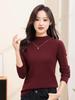 2024 Winter High Neck Knit Base Layer Sweater with Necklace