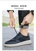 New Men's Breathable Mesh White Sneakers: Thick Sole, Round Toe, Lace-Up, Versatile for Casual and Work Wear