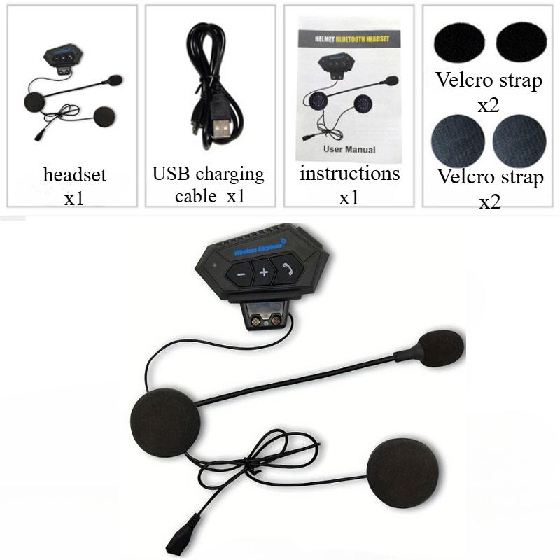 

Wireless Motorcycle Helmet Headset Motorcycle Accessories чёрный