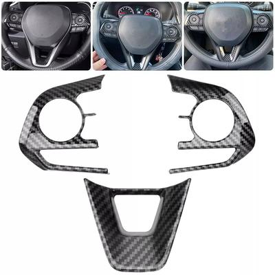 Para Toyota Corolla Cross 2020-2022 Embellecedor de Cubierta de Botón de Volante de Coche Decoración de Volante