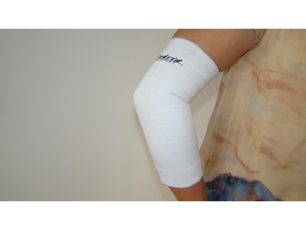 2015 Comfortable White Four-Way Stretch Elbow Support: Adult Warm Elastic Knitted Protective Gear