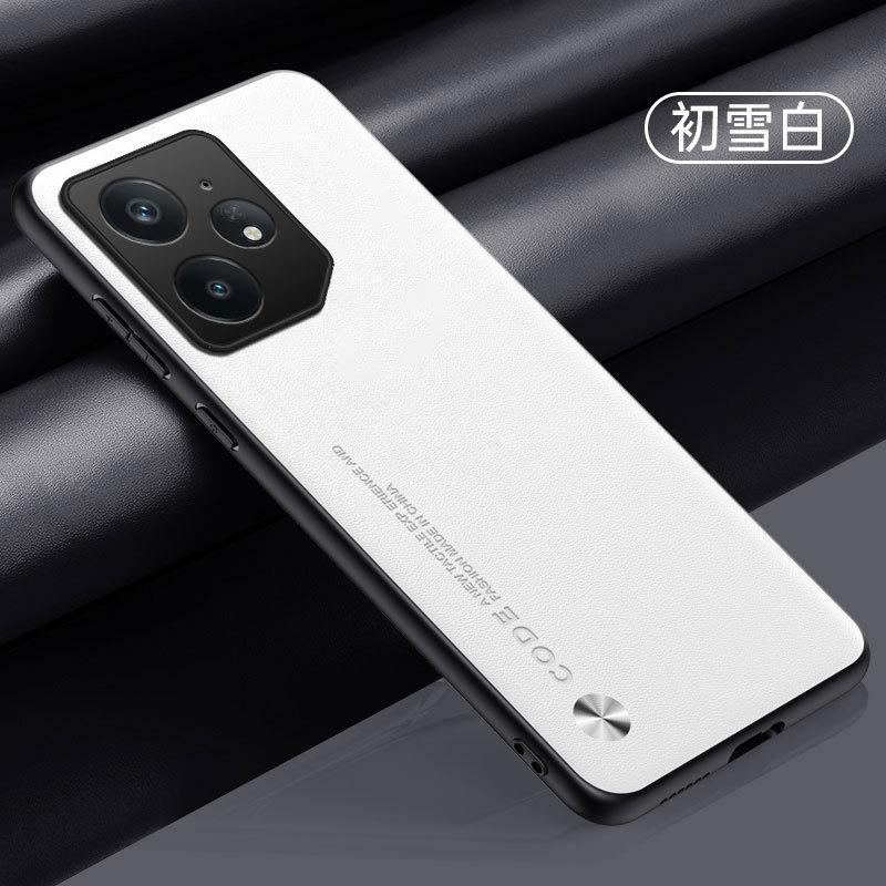 Applicable to OPPO RealmeNEO8 mobile phone case Realme GT8Pro plain leather C75 anti-drop protective case
