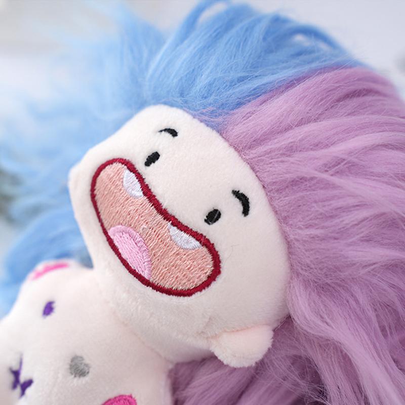 Funny Doll Plush Keychain Soft Stuffed Key Ring Bag Charms Car Key Accessories