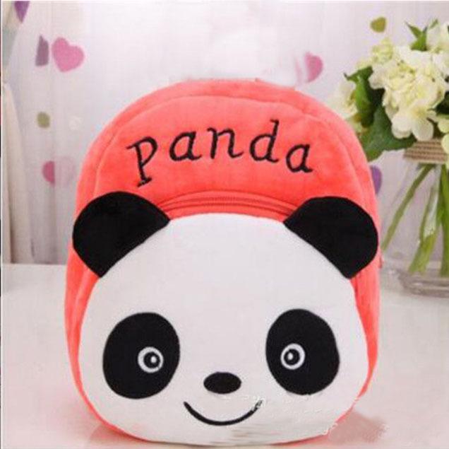 Cute Cartoon Plush Backpack for Toddlers - Double Shoulder, Kindergarten, Early Education, Doll Design