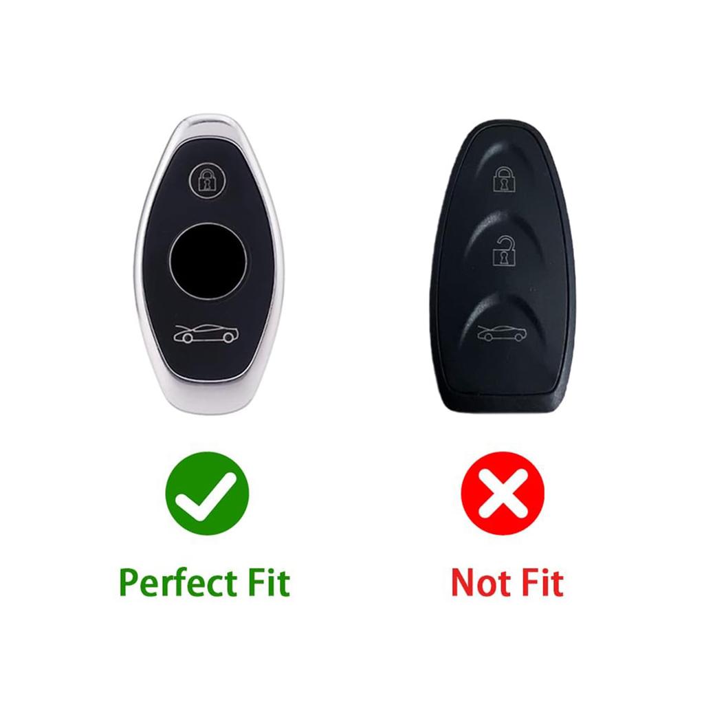 Noreyvis Suede Leather Key Fob Cover Key Case Holder Protector Shell for McLaren 720S