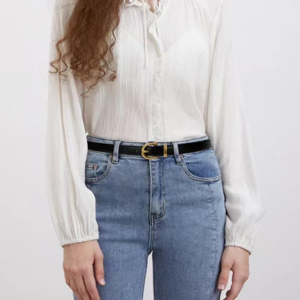 Belt Women'S Belt Student Jeans Decorative Thin Belt Clothing With Belt Women'S Simple
