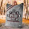 Till Lindemann, lead singer of the German heavy metal rock band Rammstein, blanket for warmth, home decoration for siesta, flannel blanket Y5
