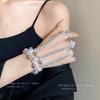 Super Fairy Geometric Pearl Bracelet – Retro Chic Temperament Jewelry for Women