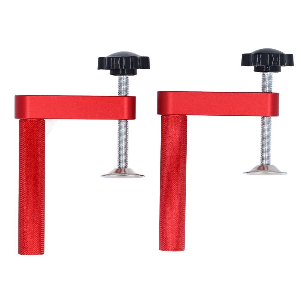 2pcs Aluminum Alloy Bench Dog Clamp Adjustable Woodworking Quick Clamp DIY Woodworking