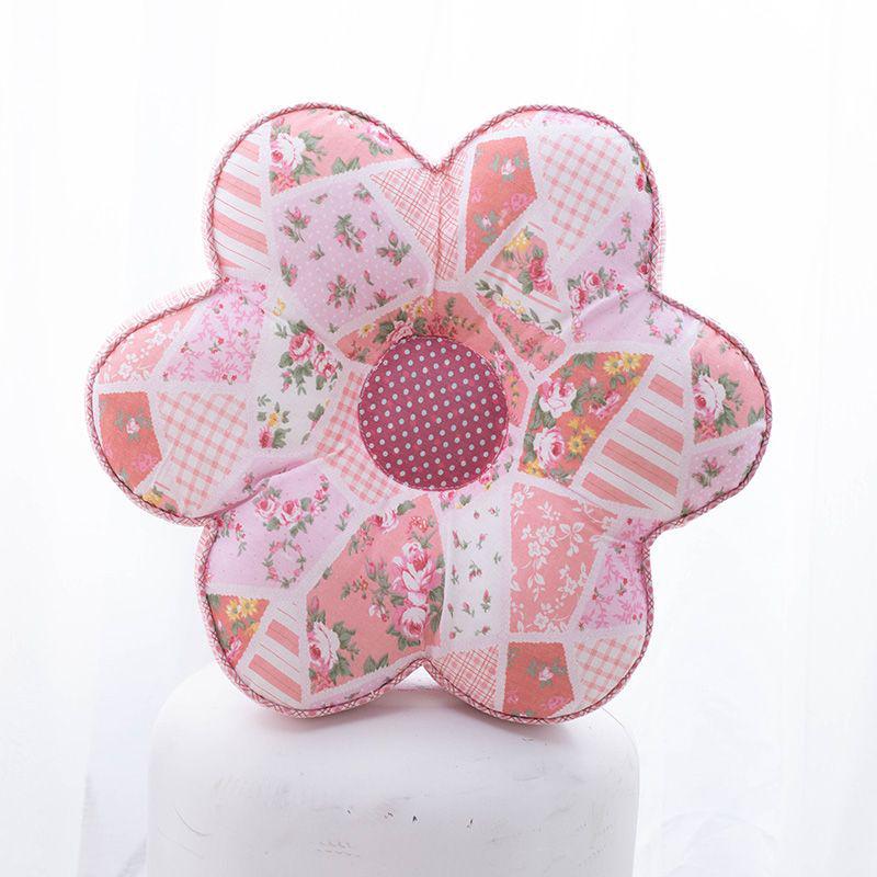 Korejský polštářek s květinami švestky: Celobavlníkový polštářek na zdřímnutí do kanceláře a ložnice