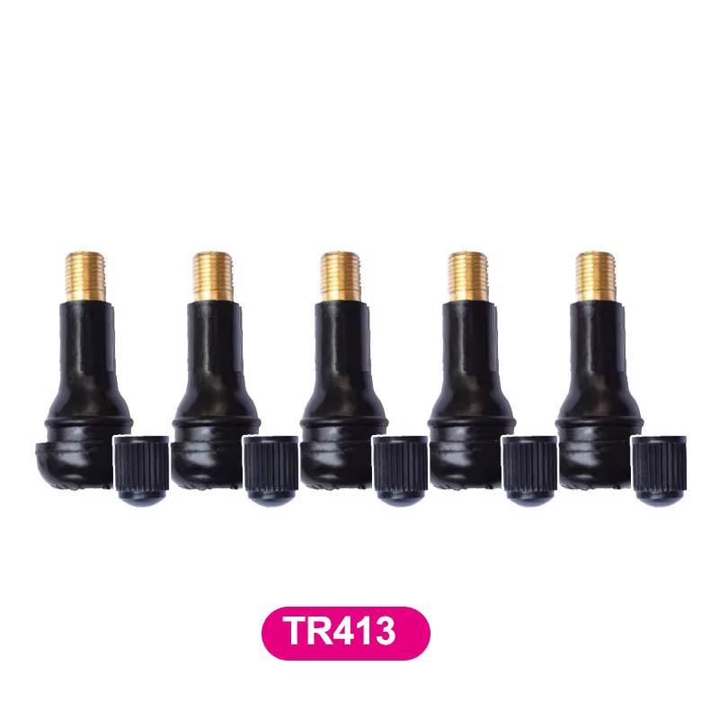 10/5pcs Car Motorcycle Scooter Tubeless Tire Valve Stem Straight TR412 TR413 TR414 Valve Copper for ATV Trikes Truck