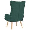 Armchair Dark Green 69 x 74 x 93 cm Fabric and Plywood
