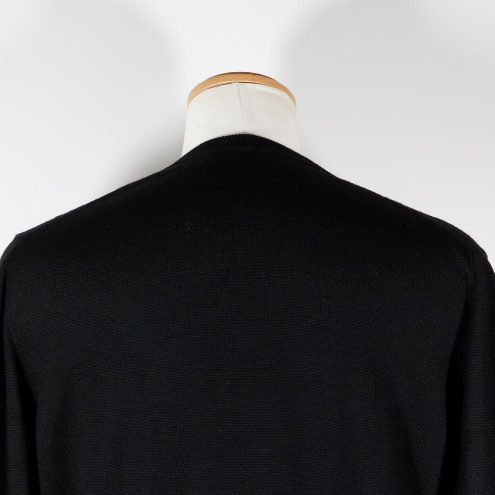 Prada Argyle-Pullover LAY032872 schwarz Wolle/Nylon/Kaschmir Herren Gebraucht