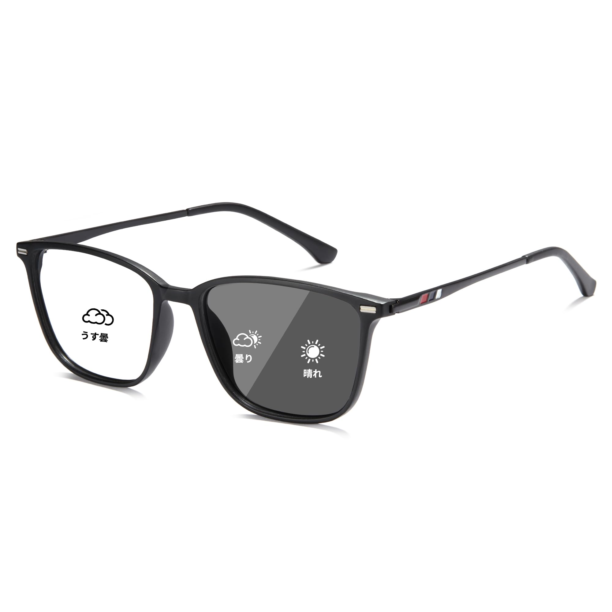 

Cyxus Photochromic Sunglasses with Blue Light Blocking and UV Wellington for and Travel Matte Protection, Style, Driving, Fishing, (8208i02 Black)