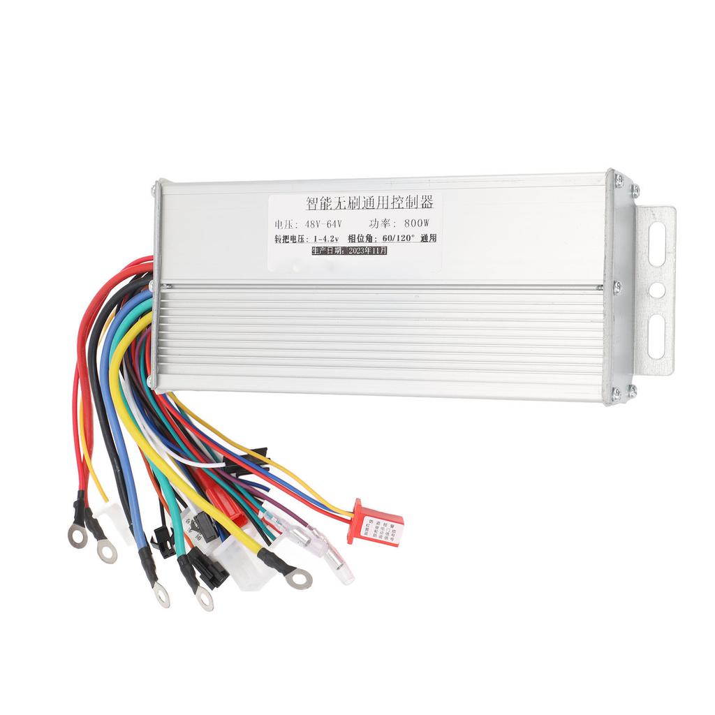 48V‑64V 800W Brushless Controller Intelligent IPX7 Waterproof Brushless Motor Controller for Electric Bikes Scooters