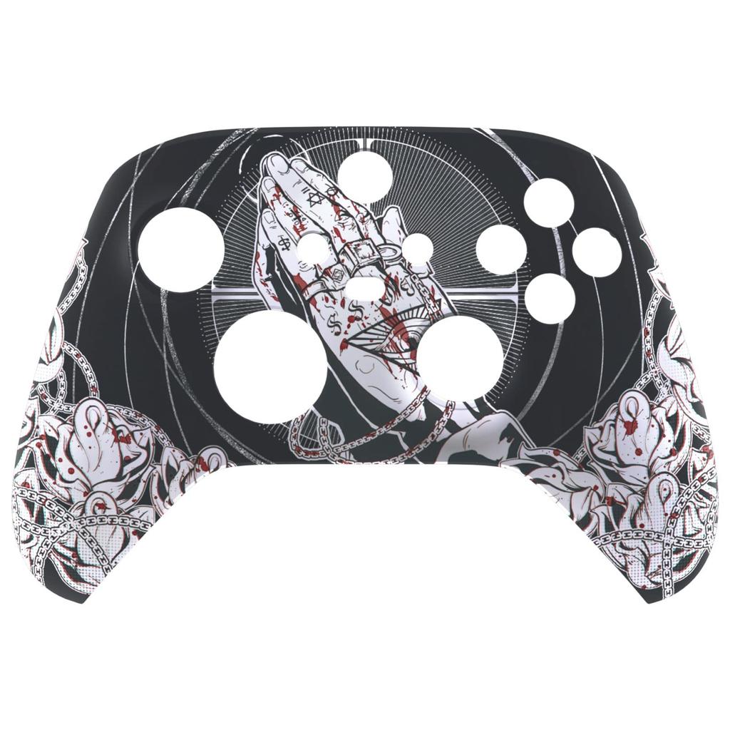 Custom Front Housing Shell for Xbox Series Featuring a Mildly Cover Faceplate for Xbox Series and Xbox Controller Not Hands eXtremeRate's X/S,