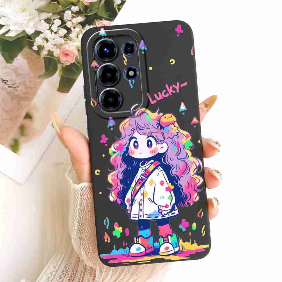 For Itel S26 Ultra Case Floral Silicone Soft Casing New Shockproof Back Cover For Itel S26 Ultra / Super 26 Ultra / S688LN Cover
