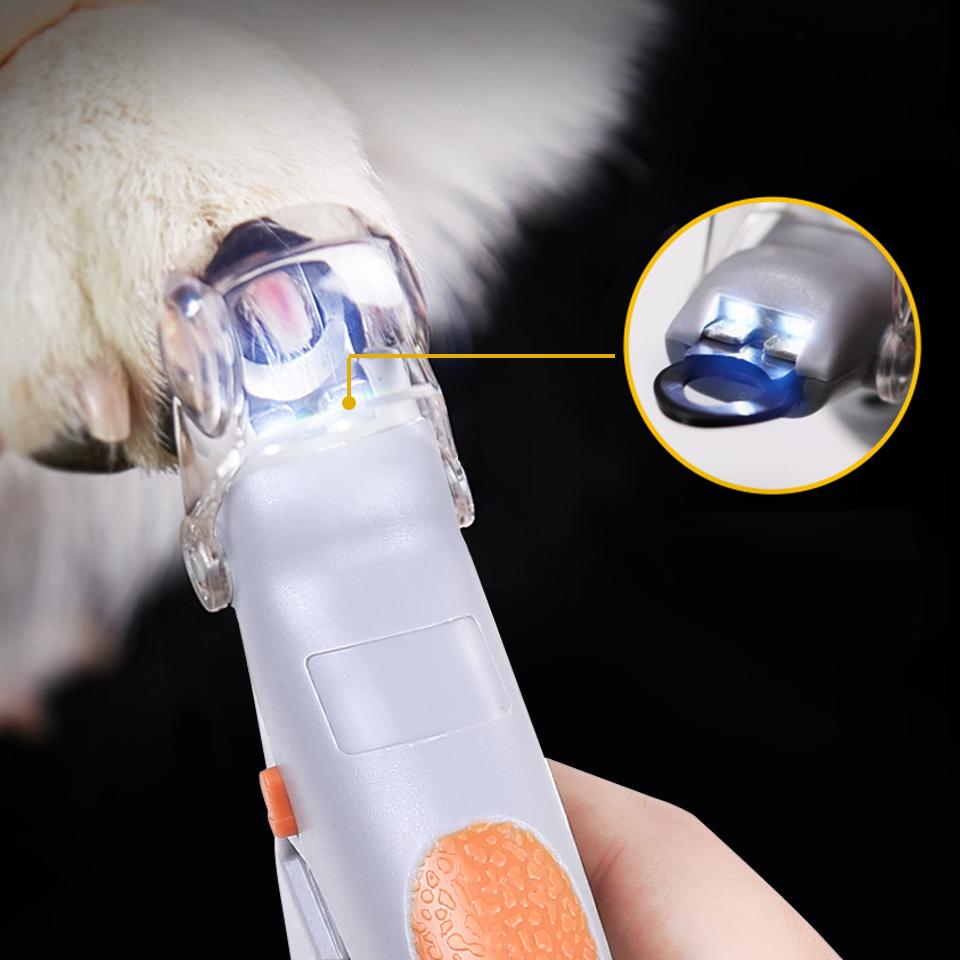 

Профессиональные ножницы для стрижки ногтей для домашних животных, машинки для стрижки ногтей на ногах, собак, кошек, ножницы со светодиодной подсветкой, триммер для ногтей для животных, товары для домашних животных