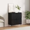 Sideboard in Black Oak Look 60 x 35 x 70 cm