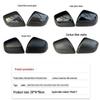 Carbon Fiber Protective Cover for 25-Year-Old Tesla Model Y Rearview Mirror Modification