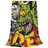 Tales Of The Rat Fink Anime Blanket Soft Warm Flannel Throw Blanket Bedspread for Bed Living Room Picnic Travel Home Couch