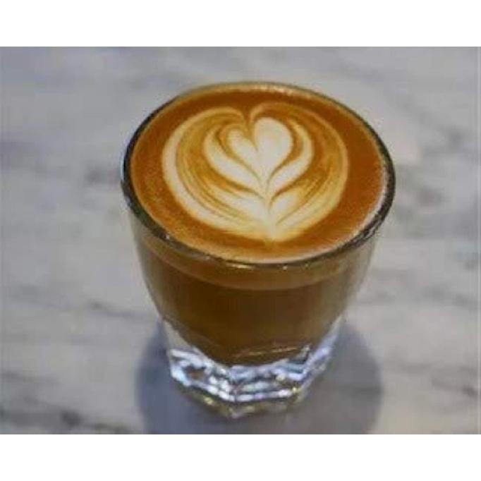 Set of Two Libbey Duratuff Cortado Glasses | Gibraltar Rocks Glass 4.5 OZ ~Paper Coasters Included~