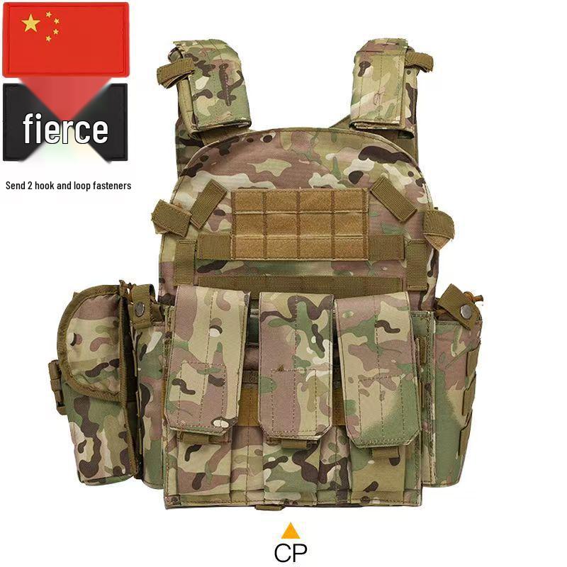 Children's Tactical Camouflage Bulletproof Vest Level III Armor for Outdoor Summer Camp