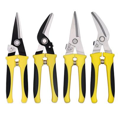 Multi-purpose Iron Shears Stainless Steel Elbow Shears Wire Slot Iron Wire Scissors Straight Head Tin Scissors