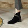 Winter 2024 Autumn Ankle Boots for Women New In Booties Large Size Warm Designer Luxury Hot Trend Footwear Y2k Woman Short Shoes