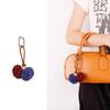 Portachiavi e Ciondolo per Borsa con Nappa a Forma di Palla di Bacca di Bayberry in Stile Zhang Yuanying