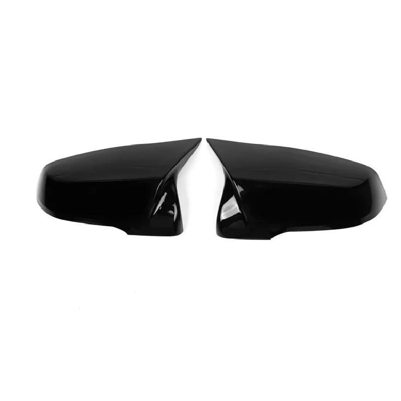 ABS Glossy Black Carbon Look Mirror Cover For BMW X1 F48 X2 F39 F46 F45 F49 F52 G29  rearview 2014 2015 2016 2017 2018