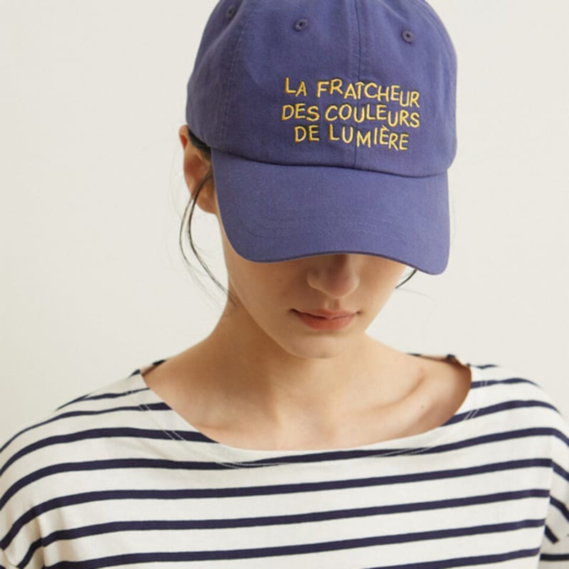 

NICE CLAUP Lettering Embroidered Ball Cap N252PIH320 Beige_FREE