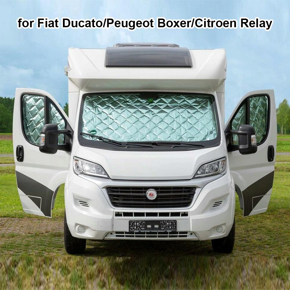 

For Peugeot Boxer Citroen Relay Car Motorhome Internal Thermal Blinds 7 Layers Cover Heat Insulation Sunshade Windscreen Cover