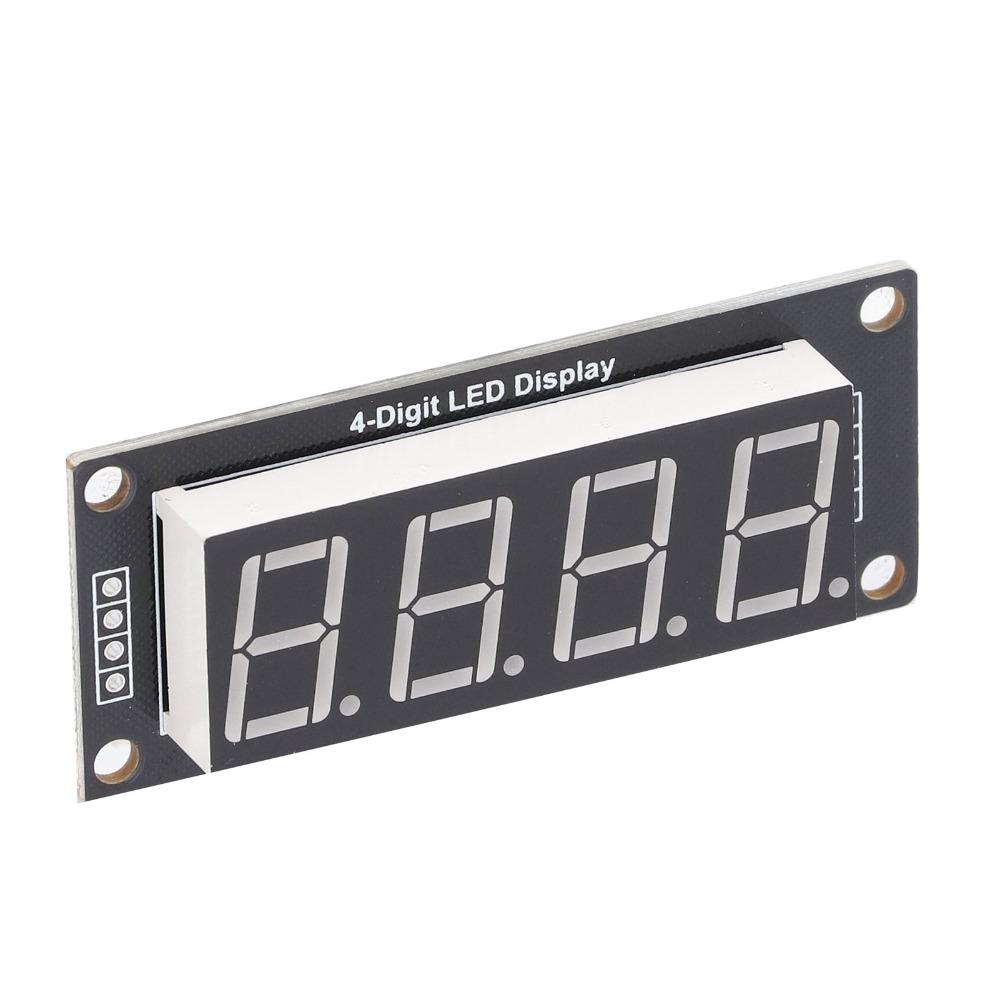 4Pcs 0.56 Inch Digital Tube LED Display 4 Bits 7 Segments PCB Clock Module  Clock Projects