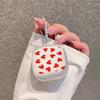 Clear Earphone Cases Cover With Hook Case For Samsung Galaxy Buds 3Pro 2Pro 3 FE Live 4Pro 2 4 Pro Cartoon Flower Love Heart